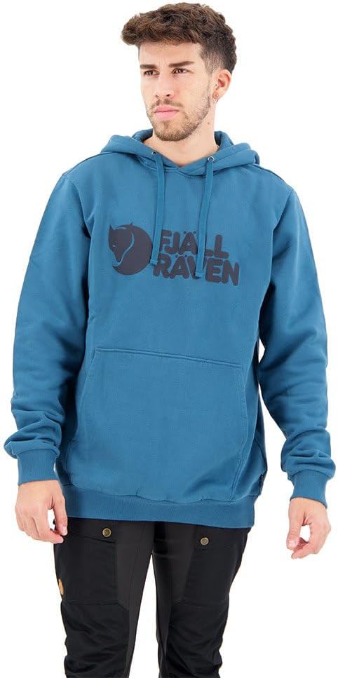 Fjällräven Herren Logo Hoodie Pullover Sweatshirt Kapuzenpullover