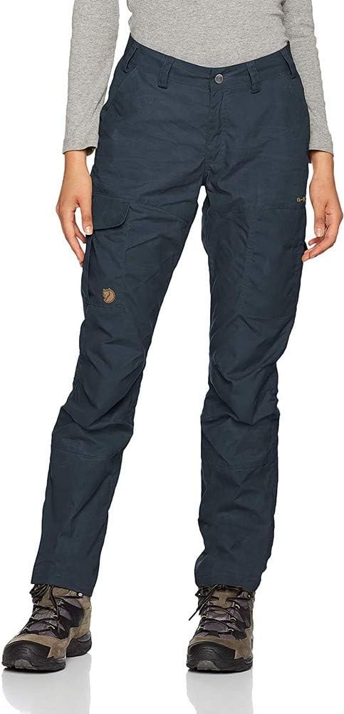 Fjällräven DA Karla Pro Trousers Curved Damen Trekkinghose ungefüttert Wanderhose dark navy NEU blau