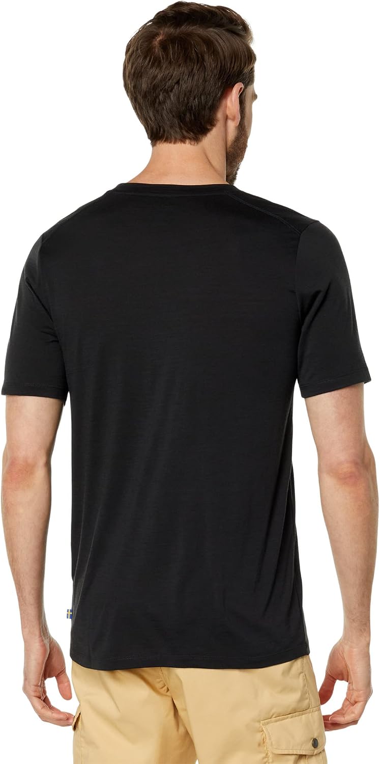 Fjällräven Herren Abisko Wool Logo Ss T-Shirt (1er Pack)