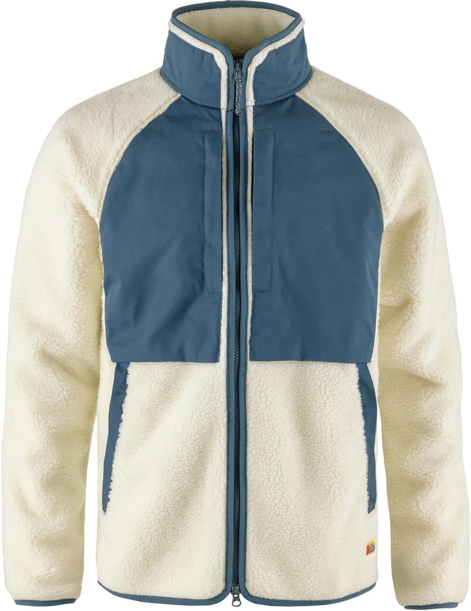 FJÄLLRÄVEN Vardag Men's Fleece Jacket Chestnut-Navy