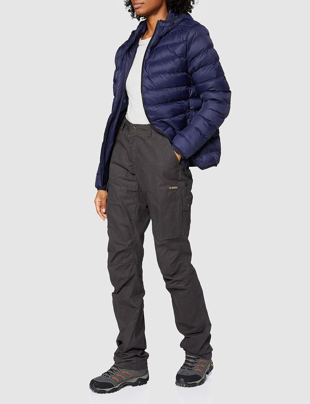 Fjällräven DA Karla Pro Trousers Curved Damen Trekkinghose ungefüttert Wanderhose dark navy NEU blau