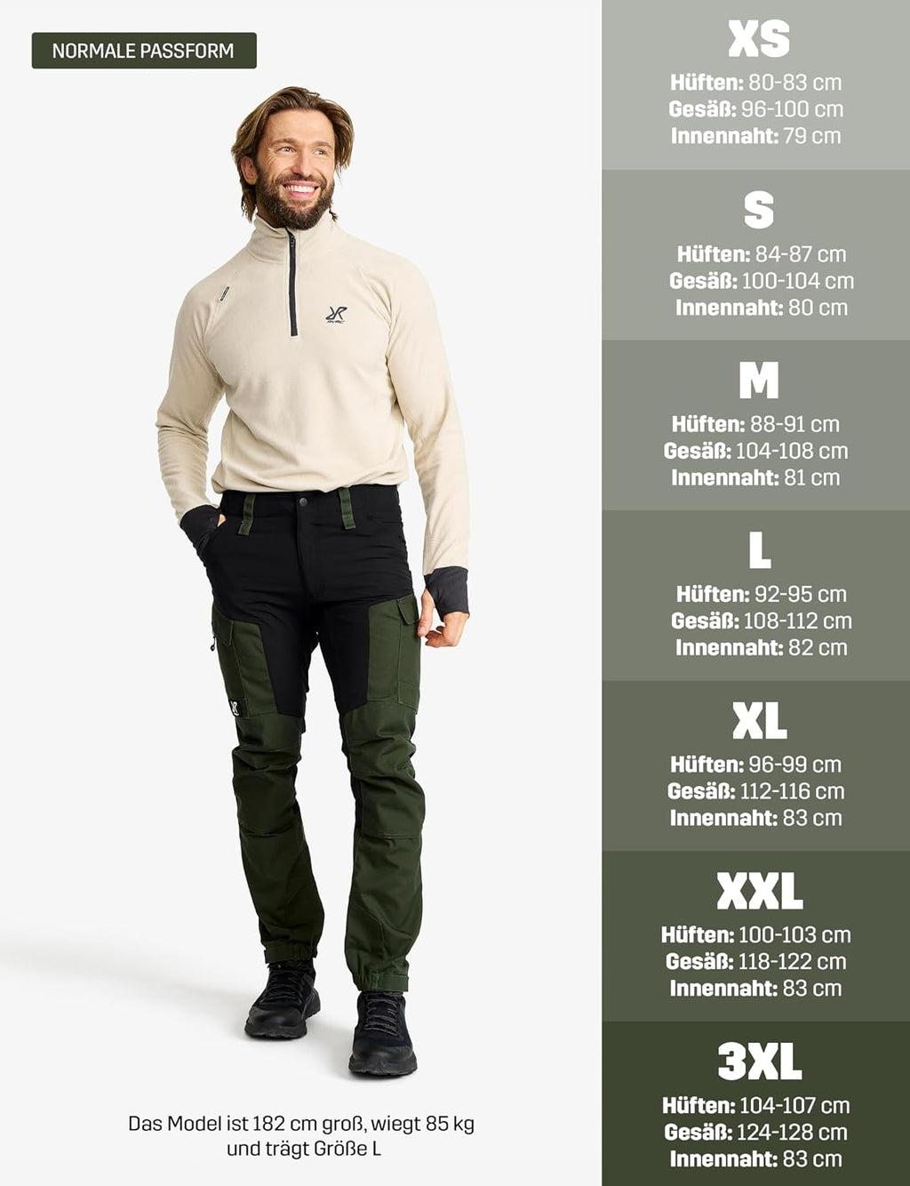 RevolutionRace Men's RVRC GP Trousers, for Hiking and Many Outdoor Activities
