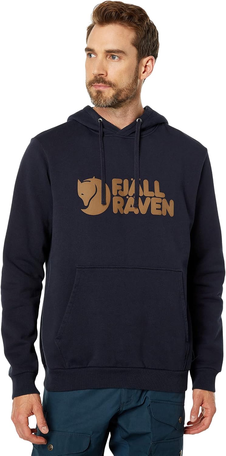 Fjällräven Herren Logo Hoodie Pullover Sweatshirt Kapuzenpullover