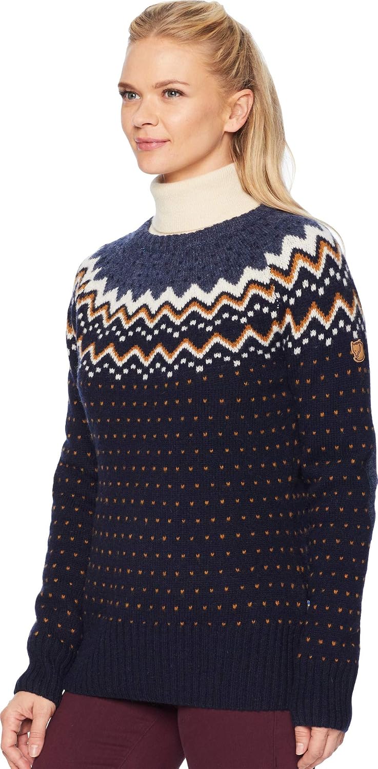 Fjällräven Ladies Övik Knitted Jumper – Grey, Standard Size