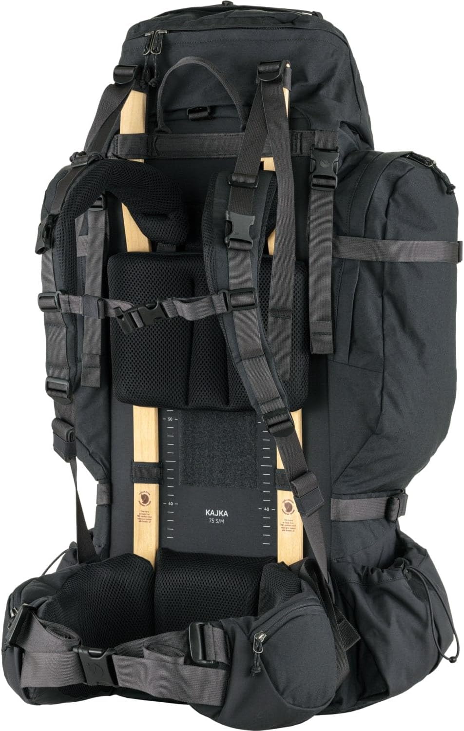 Fjällräven Unisex Kajka 75 S/M Rucksack, Coal Black, One Size
