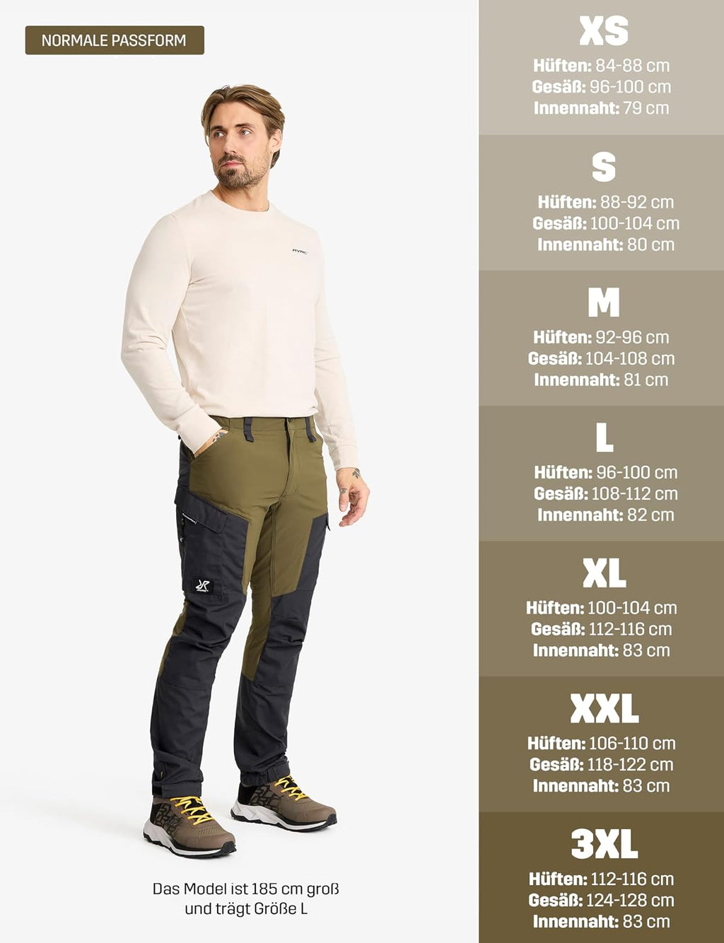 RevolutionRace Men's RVRC GP Trousers, for Hiking and Many Outdoor Activities
