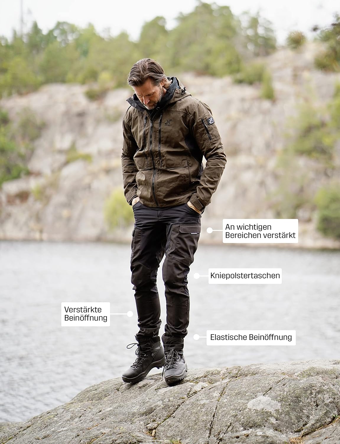 RevolutionRace Men's RVRC GP Trousers, for Hiking and Many Outdoor Activities