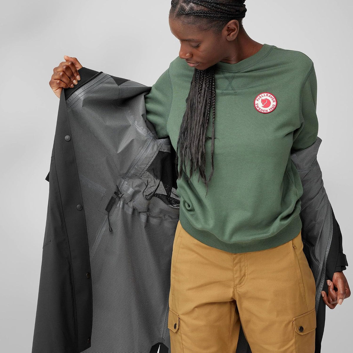 Fjällräven Damen Vardag Rain Parka Jacket (1er Pack)