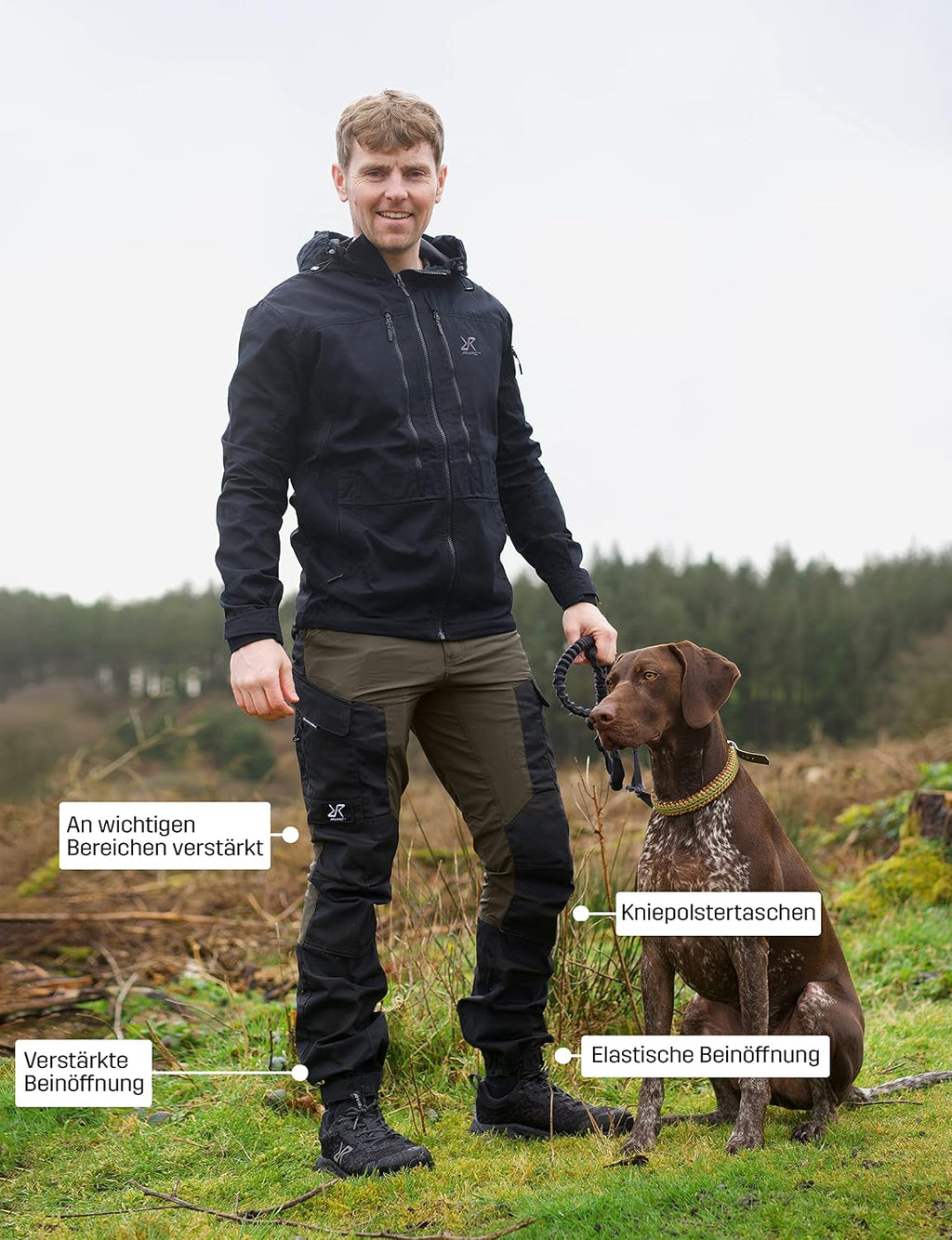 RevolutionRace Men's RVRC GP Trousers, for Hiking and Many Outdoor Activities