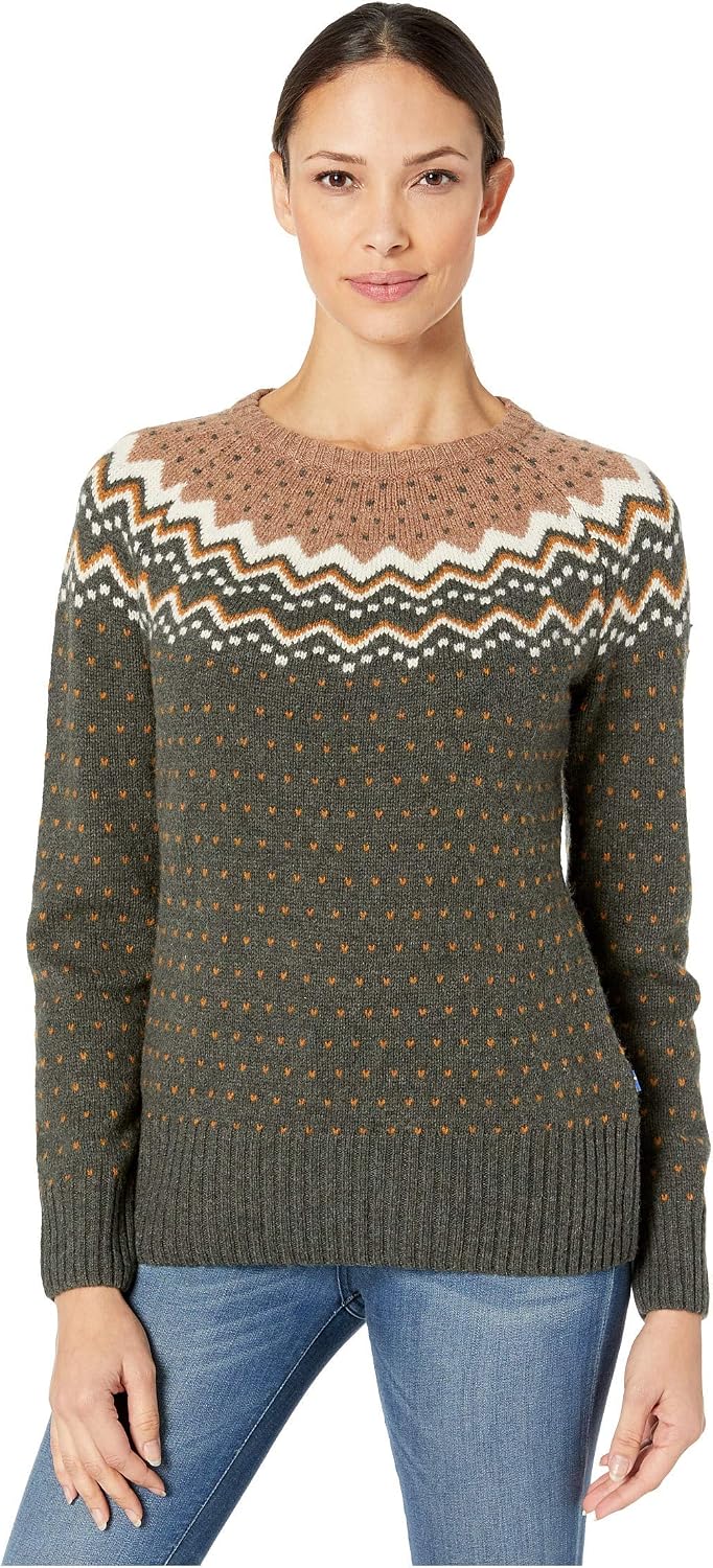 Fjällräven Ladies Övik Knitted Jumper – Grey, Standard Size