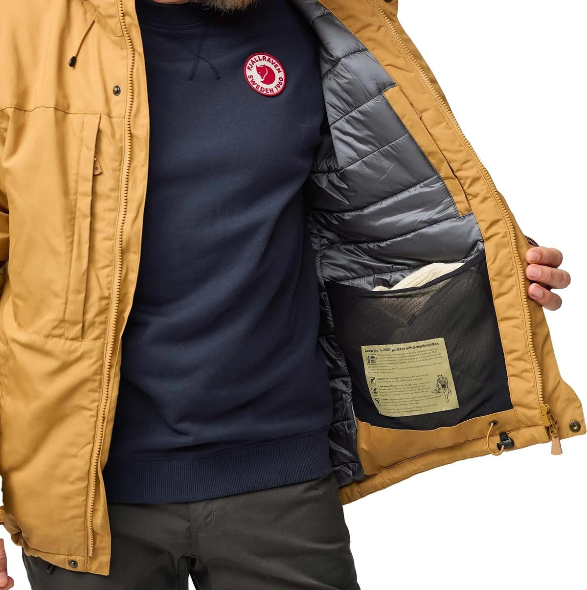 Fjällräven skogso gepolsterte Jacke