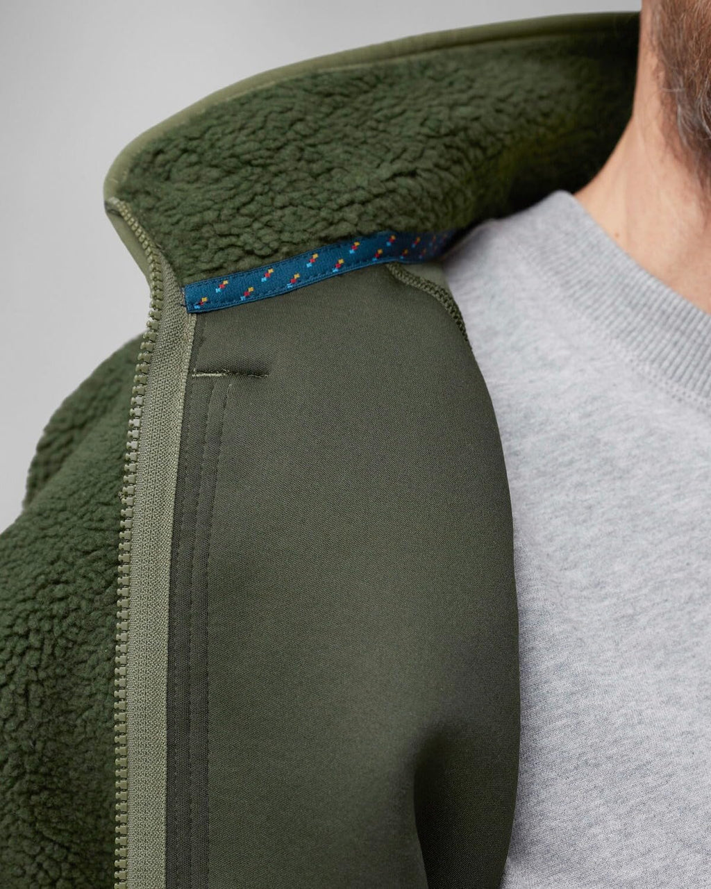 FJÄLLRÄVEN Vardag Men's Fleece Jacket Chestnut-Navy