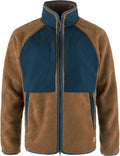 FJÄLLRÄVEN Vardag Men's Fleece Jacket Chestnut-Navy