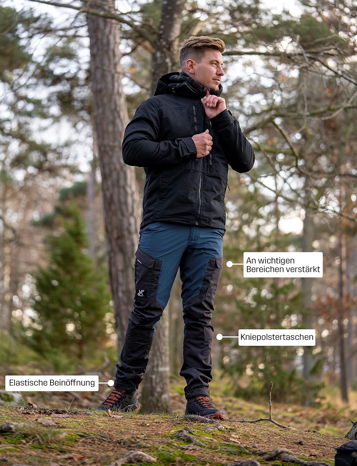 RevolutionRace Men's RVRC GP Trousers, for Hiking and Many Outdoor Activities